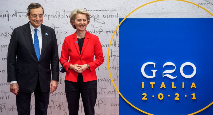 Draghi e Ursula von der Leyen