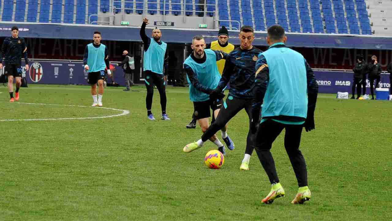 Allenamento Inter al Dall'Ara