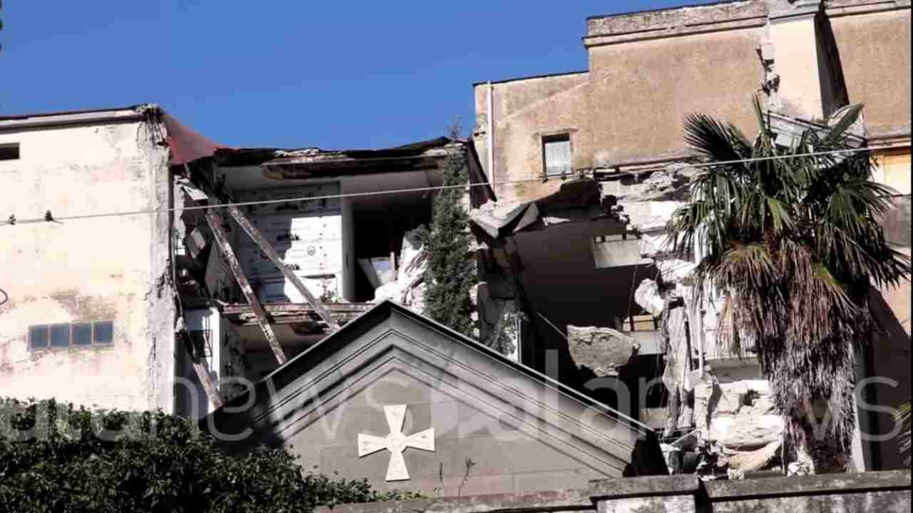 Crollo cimitero Poggioreale