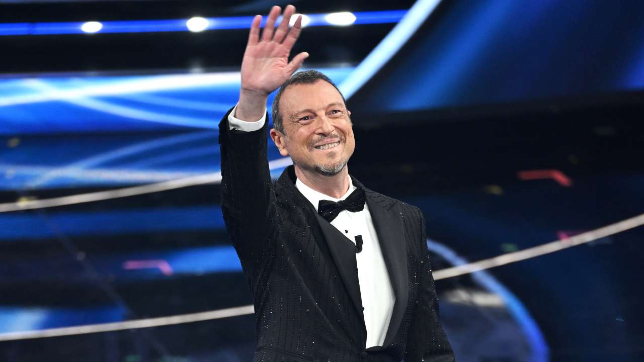 Amadeus, boom di ascolti per Sanremo 2022