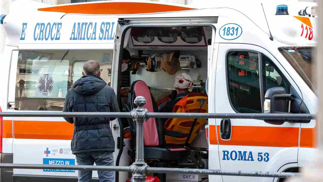 Ambulanza in azione in Friuli