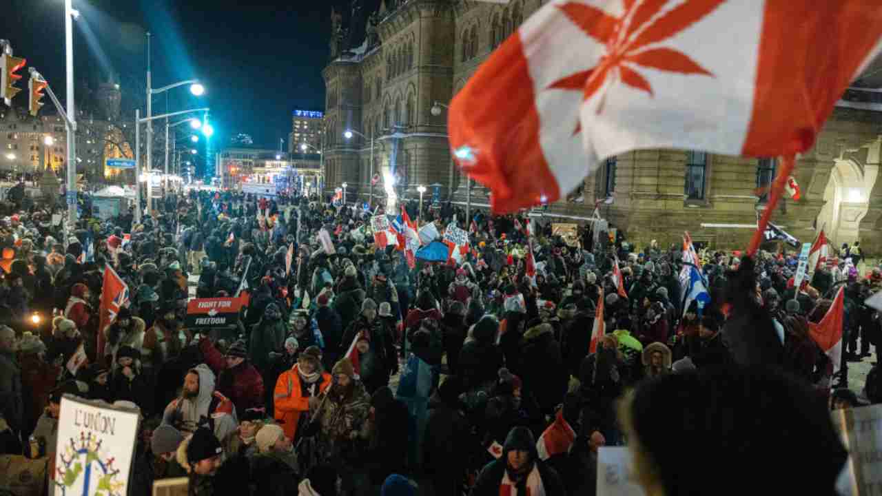 Canada, proteste in atto da parte di camionisti e non solo