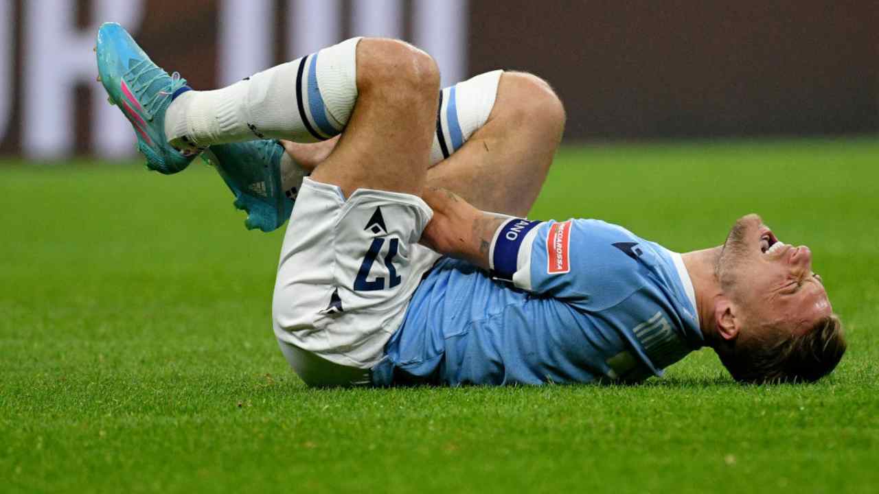 Lazio, infortunio Immobile: le sue condizioni