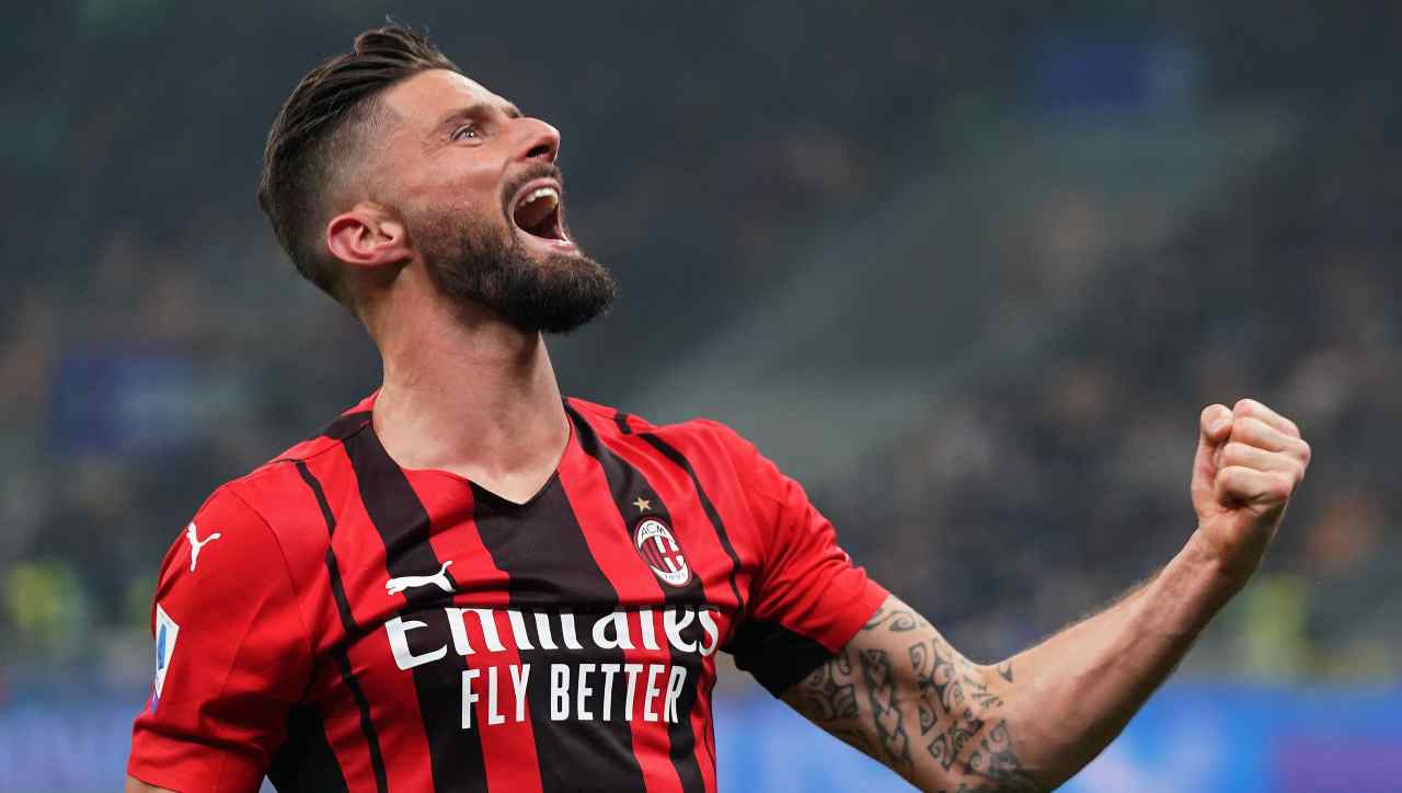 milan derby giroud record