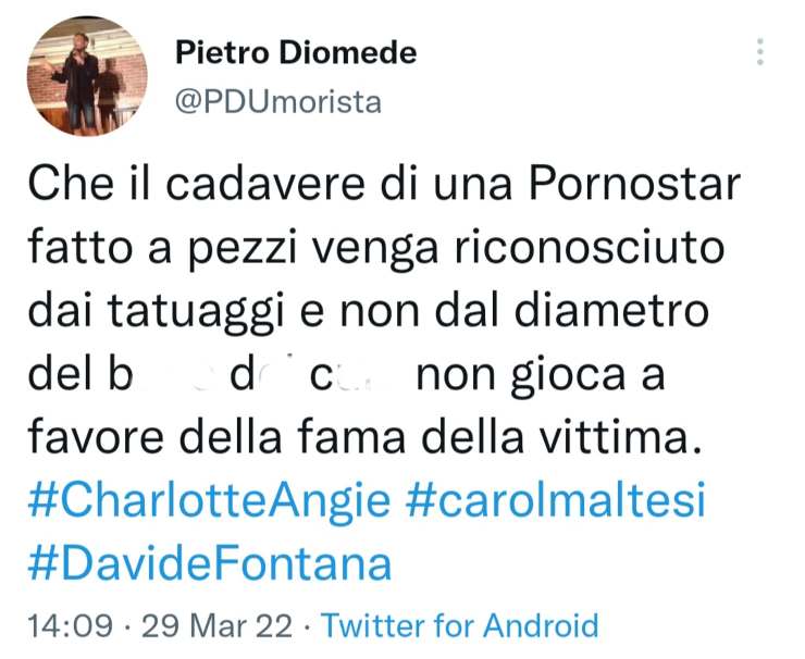 Il tweet