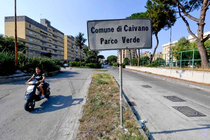 Il Parco Verde a Caivano (ANSA CIRO FUSCO)