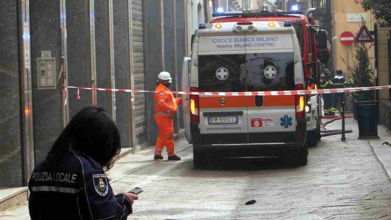 Incendio Milano