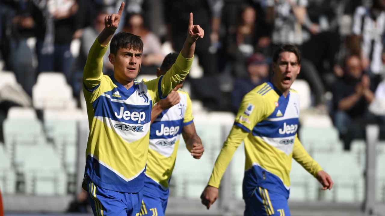 Dybala sblocca il risultato contro la Salernitana