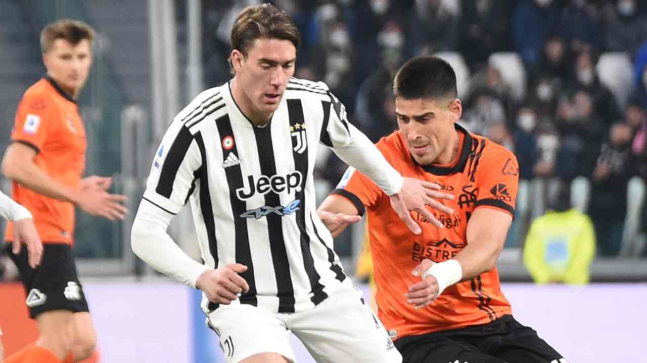 Vlahovic in Juventus-Spezia