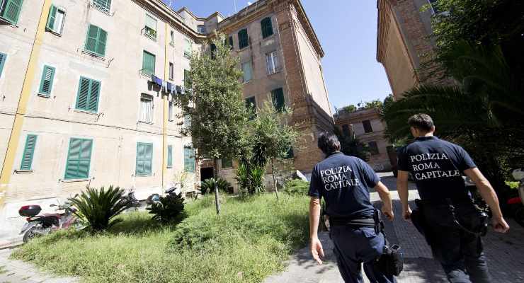 Polizia Roma sgomberi