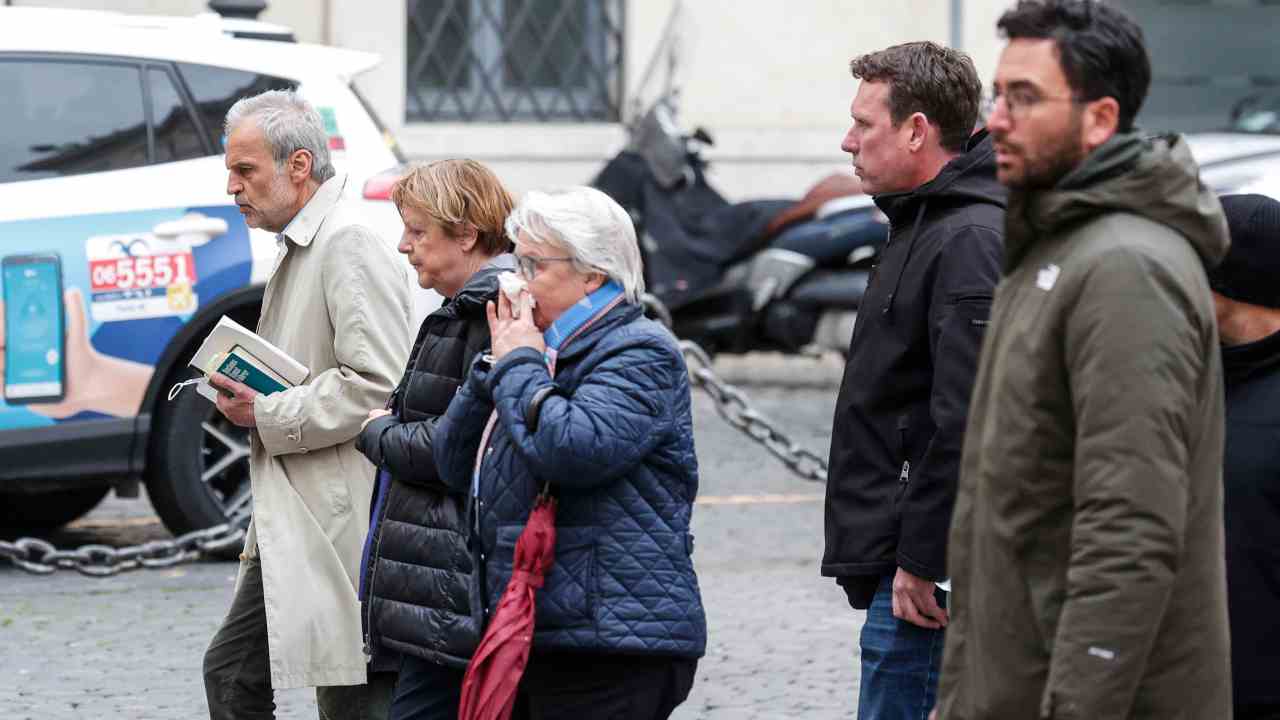 La Merkel per le strade di Roma