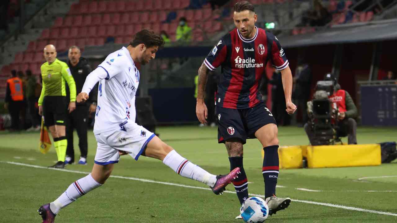 Bologna-Sampdoria chiude la 32ma di A