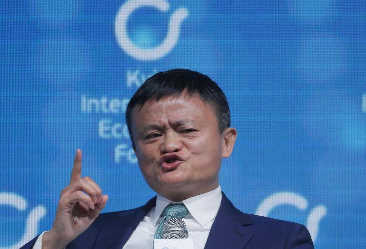 Il patron di Alibaba Jack Ma (FOTO EPA SERGEY DOLZHENKO)