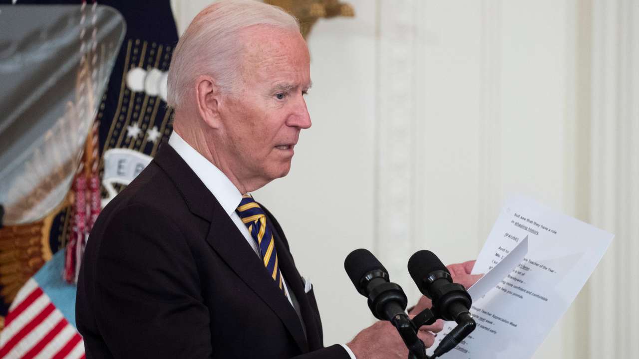 Il discorso di Joe Biden ai giornalisti