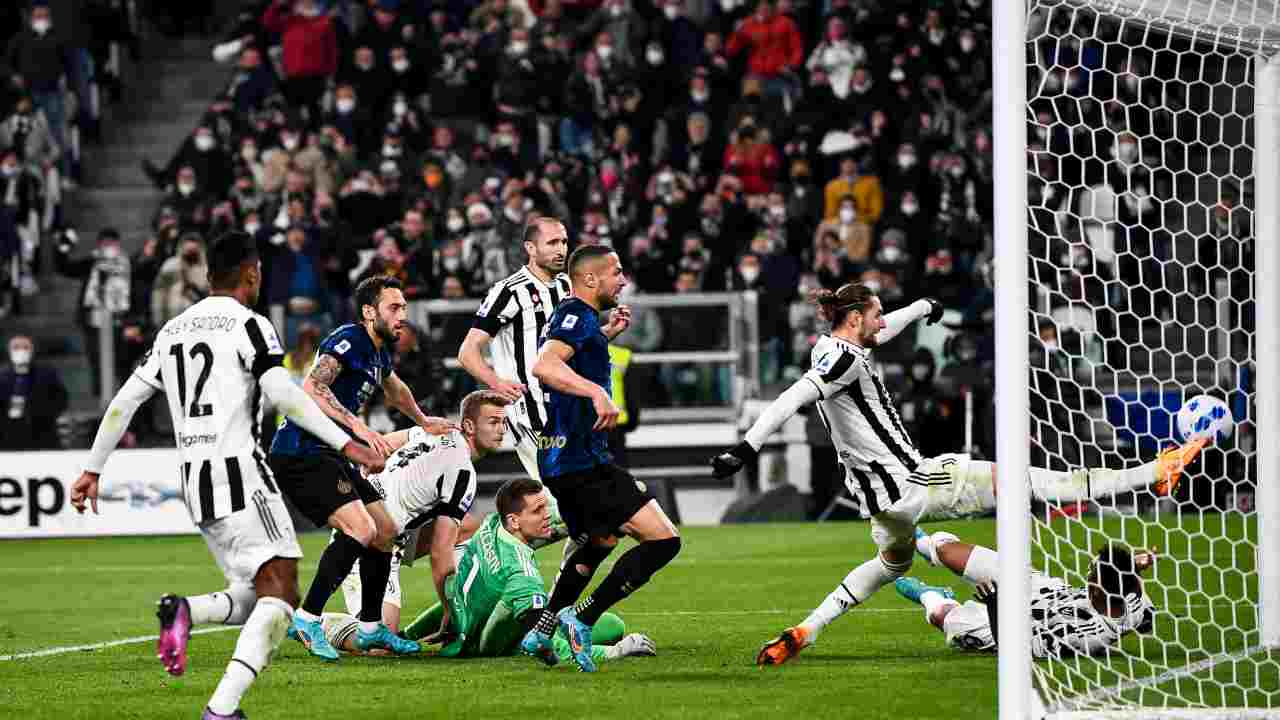 Juventus-Inter post critico del bianconero