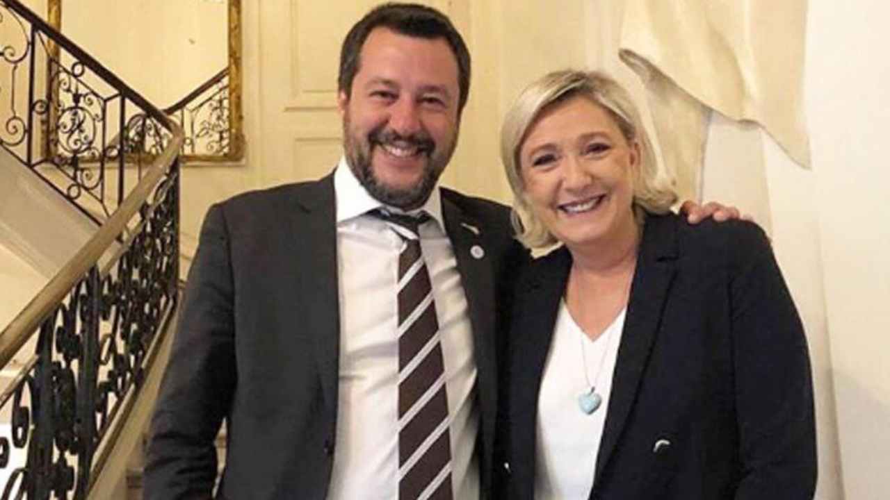 Salvini sta con la Le Pen, ma al centrodestra rimane "solo"