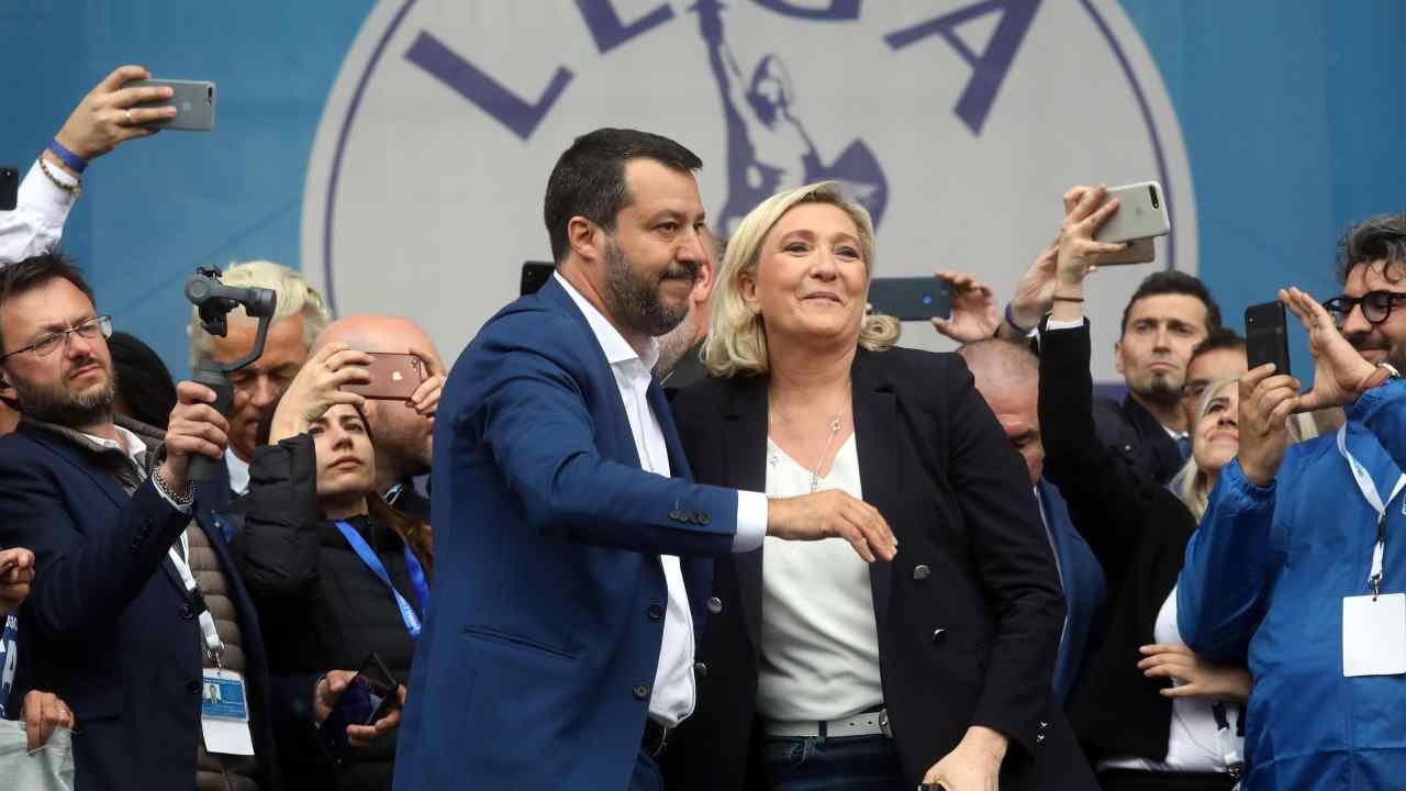 Pontida, è il giorno di Salvini-Le Pen