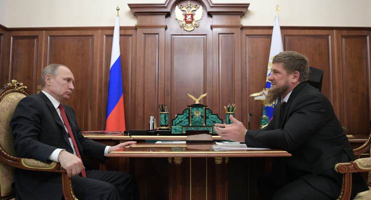 Putin e Kadyrov