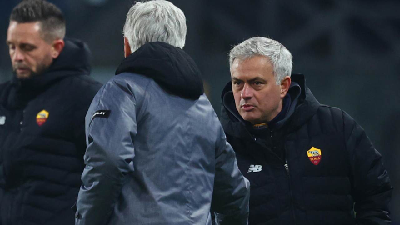 Gasperini e Mourinho 