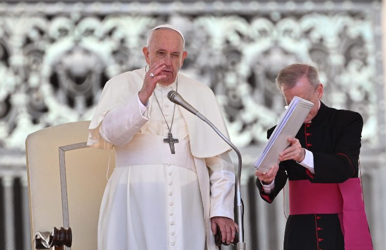 L'udienza generale del Papa in Piazza San Pietro (ANSA ETTORE FERRARI)