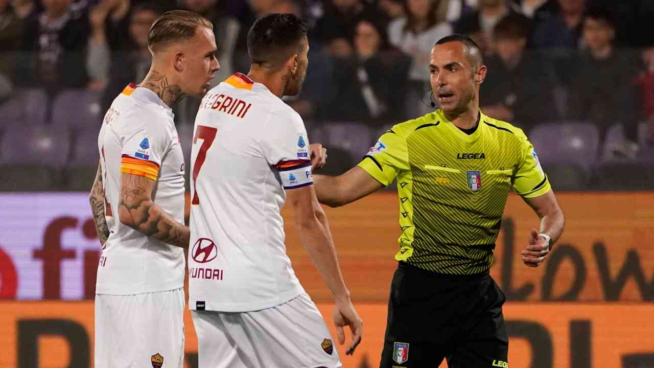 Disatro Guida in Fiorentina-Roma 