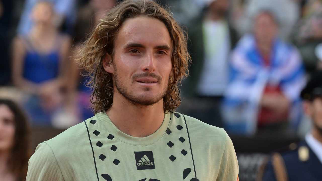 Stefanos Tsitsipas in giro per Roma