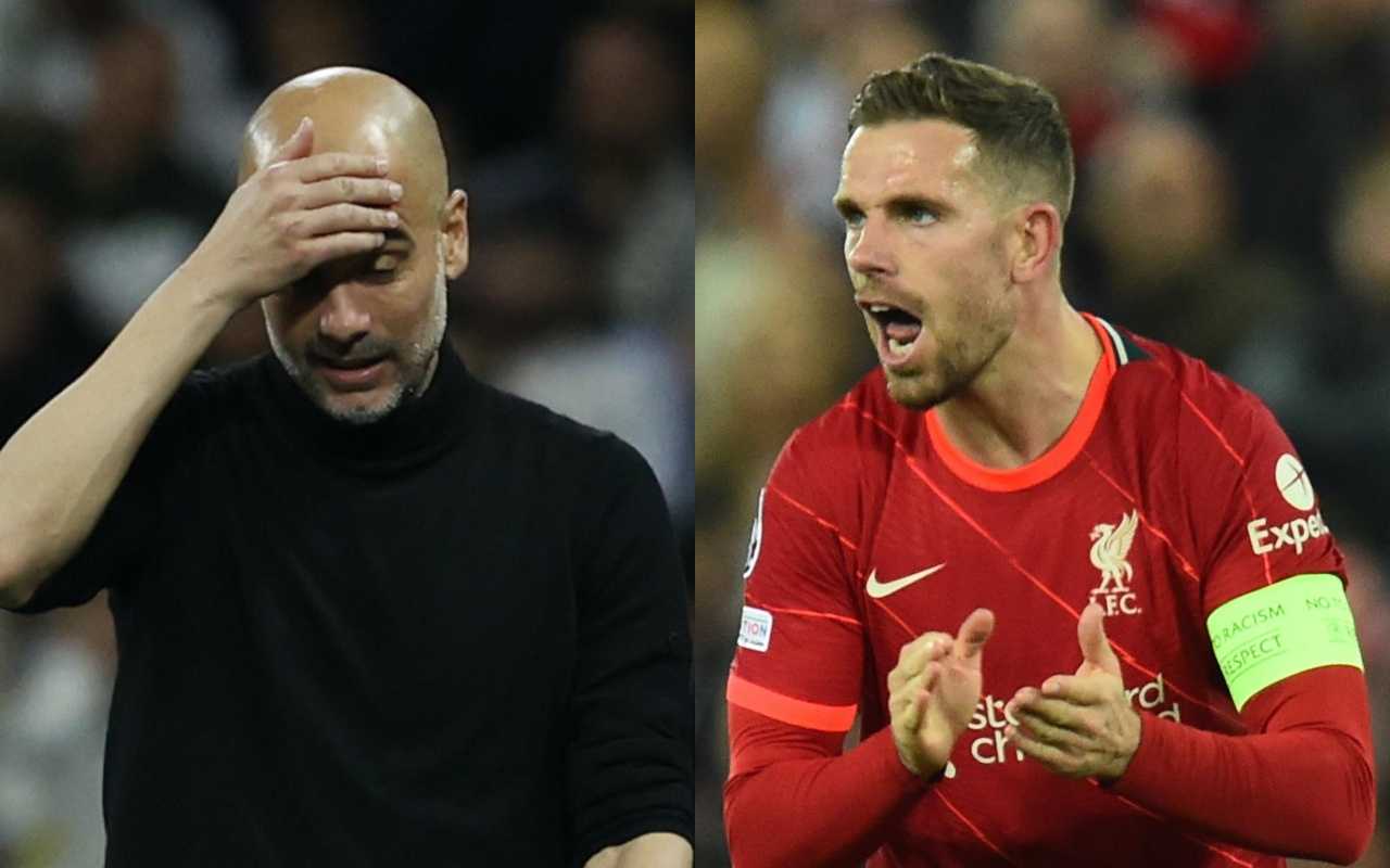 Pep Guardiola e Henderson