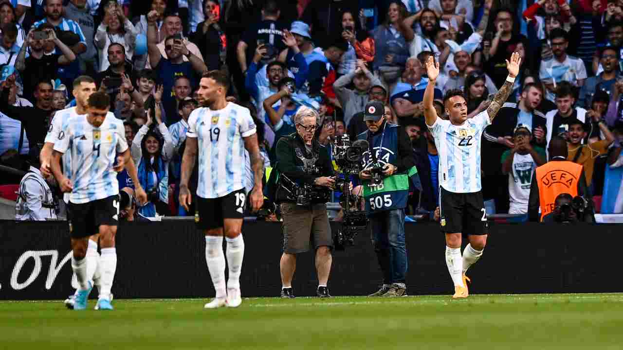 Argentina batte l'Italia nella Finalissima 2022