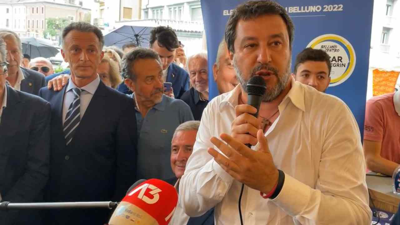 Salvini risponde al Pd