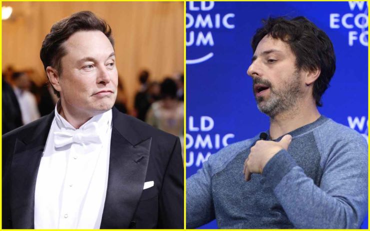 Elon Musk Sergey Brin