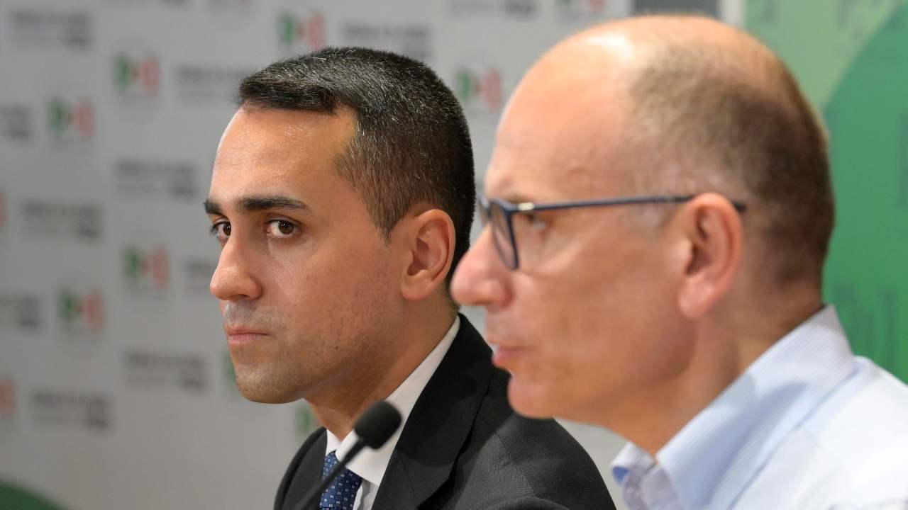 Di Maio ed Enrico Letta 