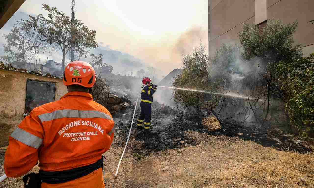 Incendi a Palermo