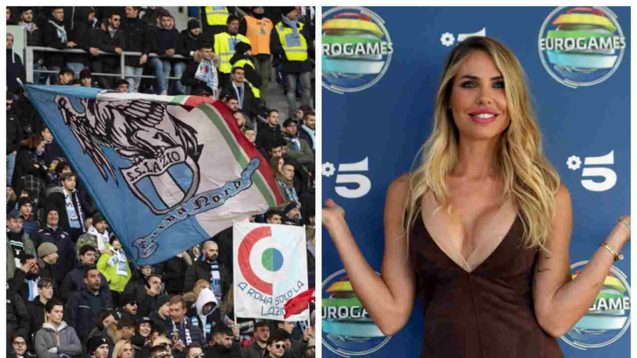 Lazio striscione Blasi