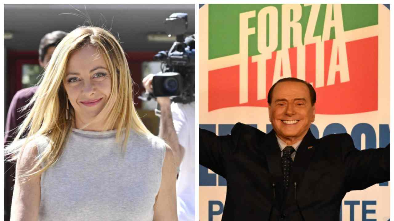 Berlusconi e Meloni