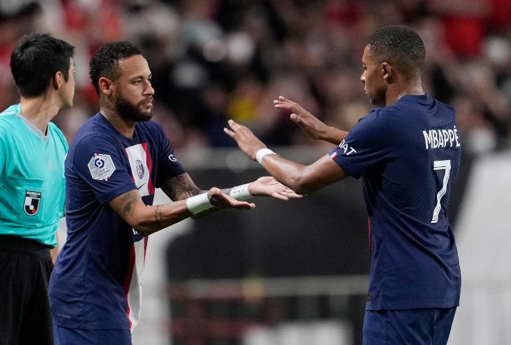 Neymar e Mbappé