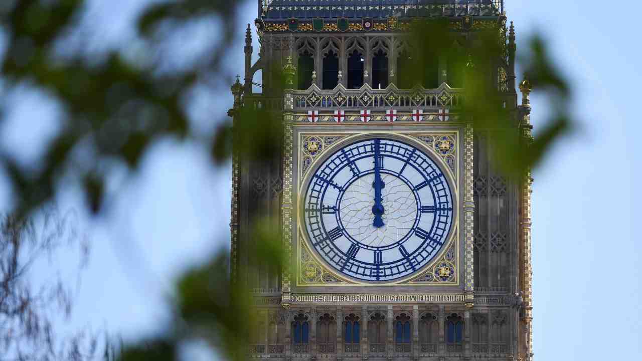 Il Big Ben si ferma a Londra