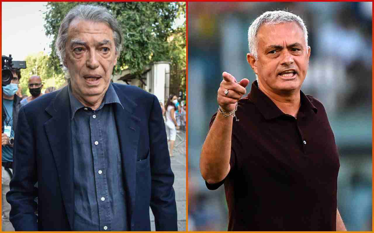 Massimo Moratti José Mourinho