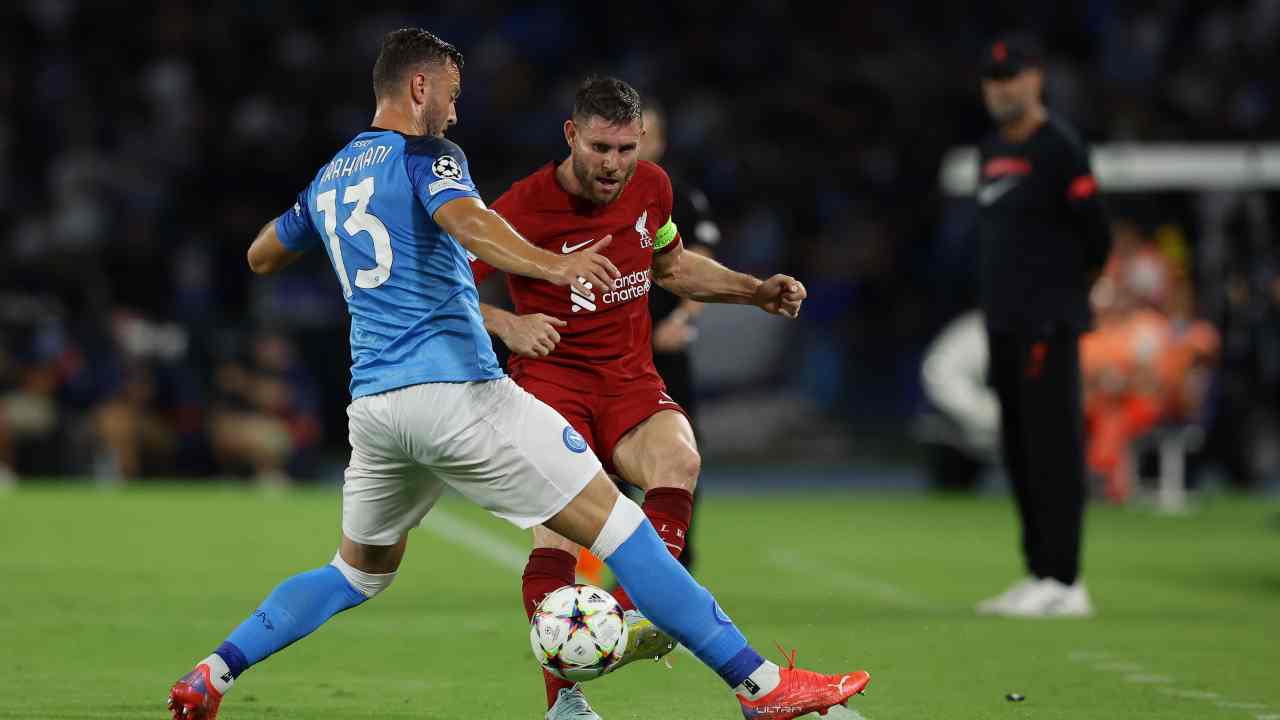 Napoli-Liverpool gaffe Amazon