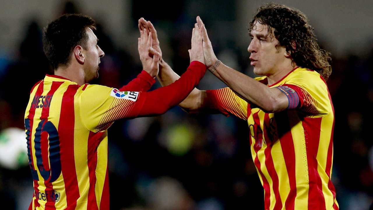 Messi Puyol