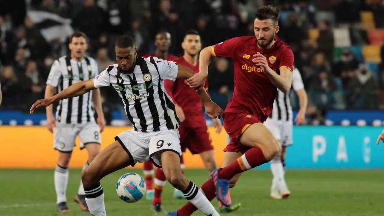 Udinese-Roma diretta