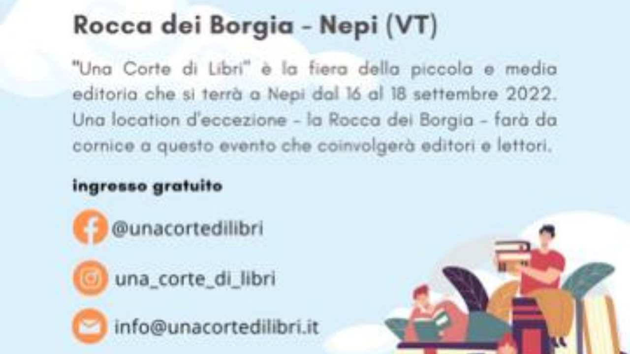 Nepi, in una “Corte di libri”