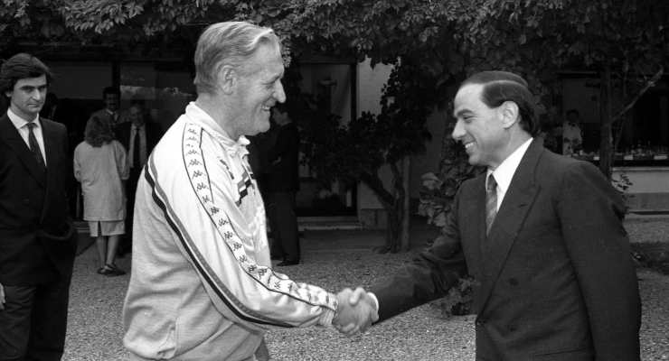 Liedholm e Berlusconi