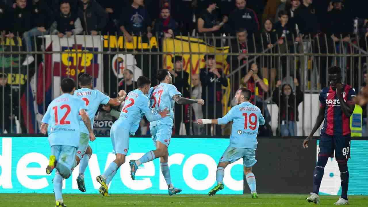 Serie A, Monza-Bologna 12ma giornata 