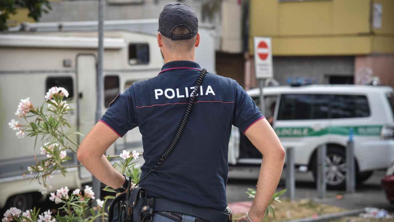 Blitz in corso della polizia