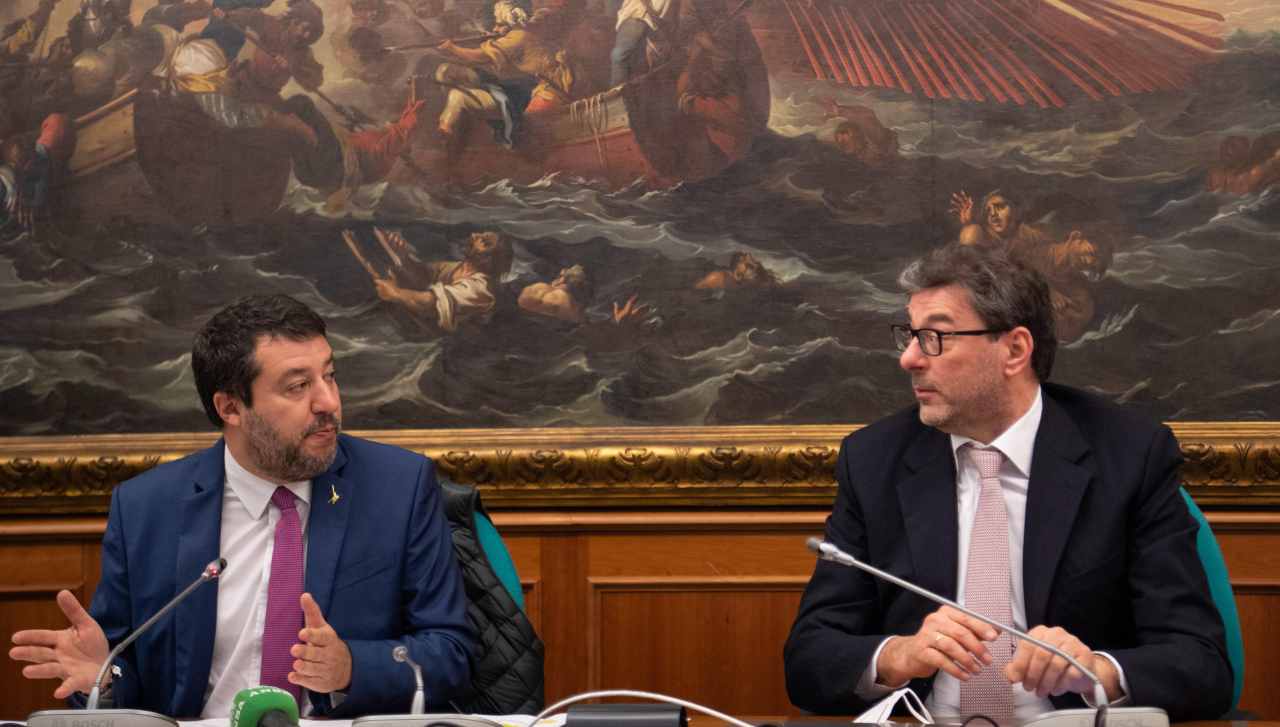 Salvini e Giorgetti