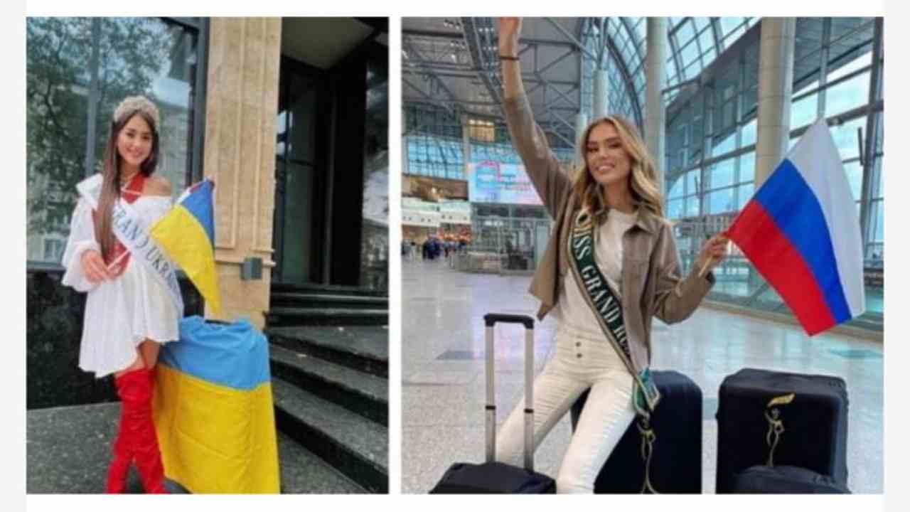 Miss Russia e Ucraina stessa stanza concorso di bellezza