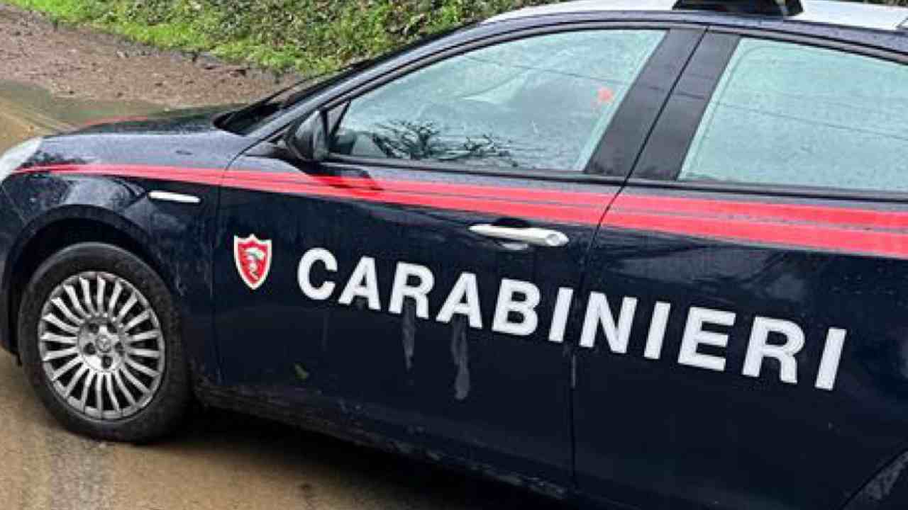 Carabinieri bloccano un uomo