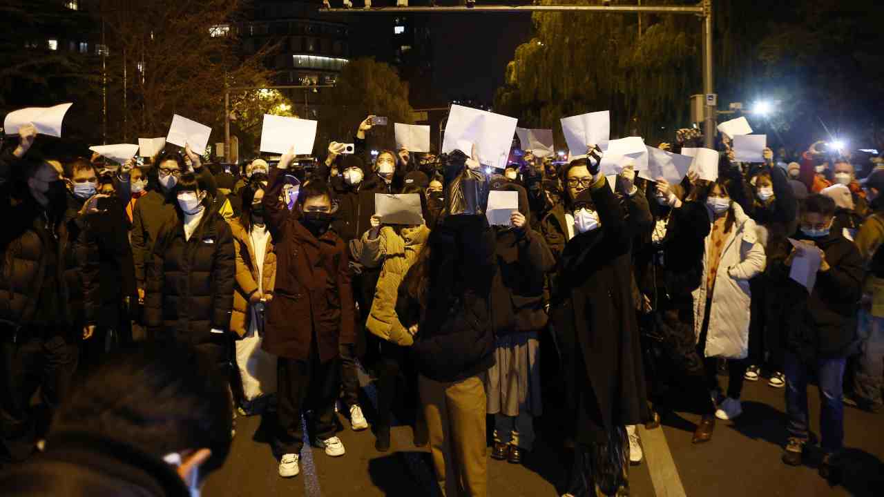 Proteste in Cina contro il Covid