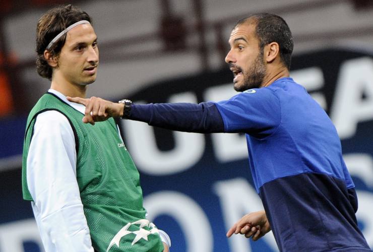 Ibrahimovic e Guardiola