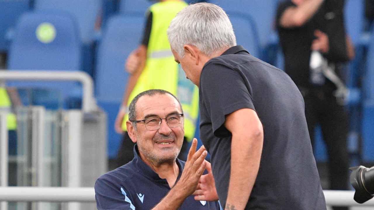 La decisione di Mourinho e Sarri prima del derby